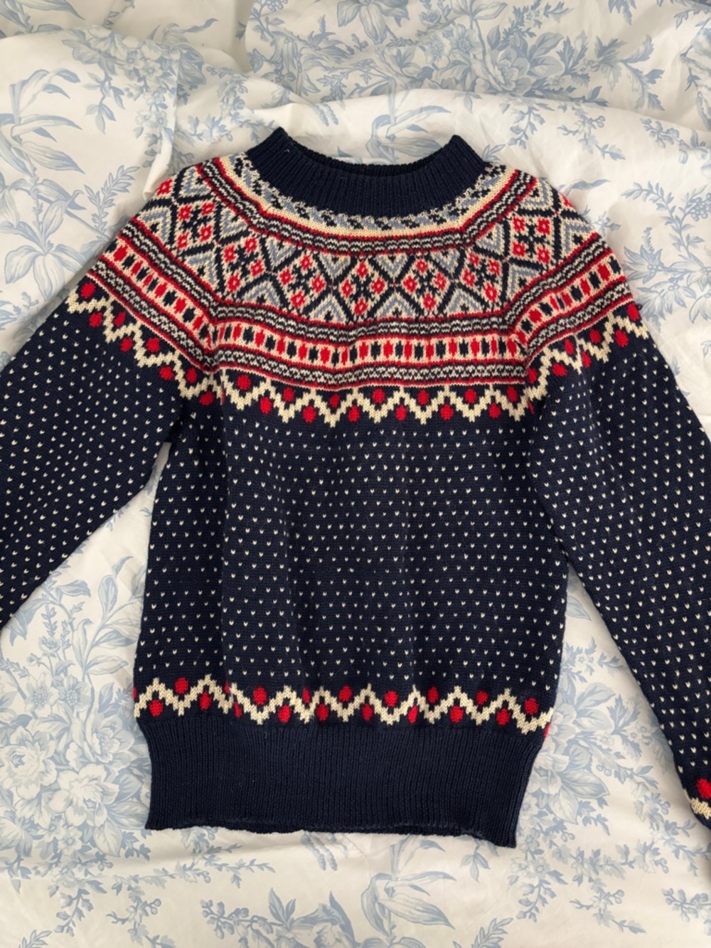Vintage Paul Mage 100% wool handmade danish sweater